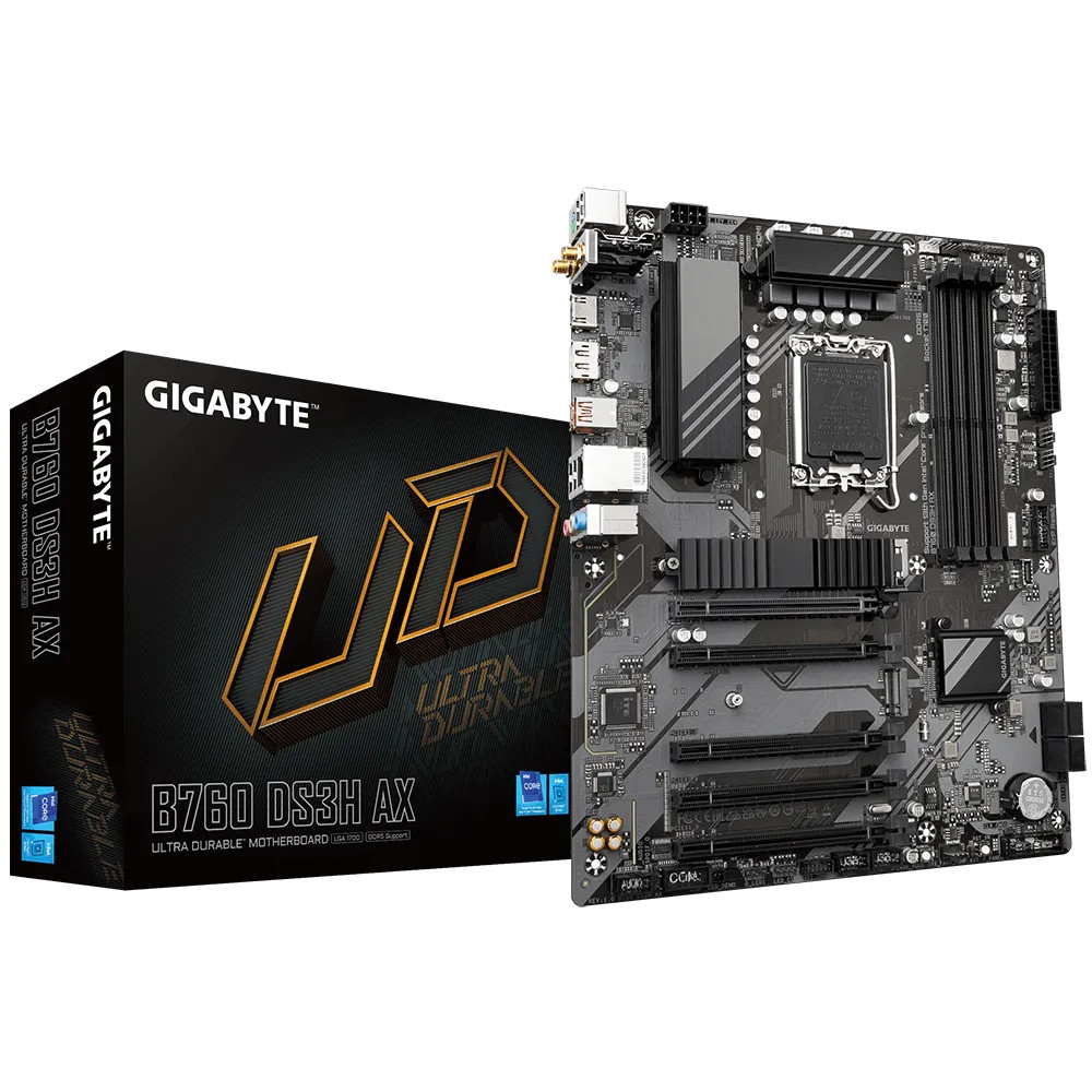 Материнская плата Gigabyte B760 DS3H AX ATX, LGA 1700 - миниатюра 10