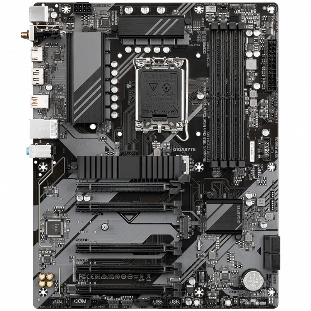 Материнская плата Gigabyte B760 DS3H AX ATX, LGA 1700 - миниатюра 7