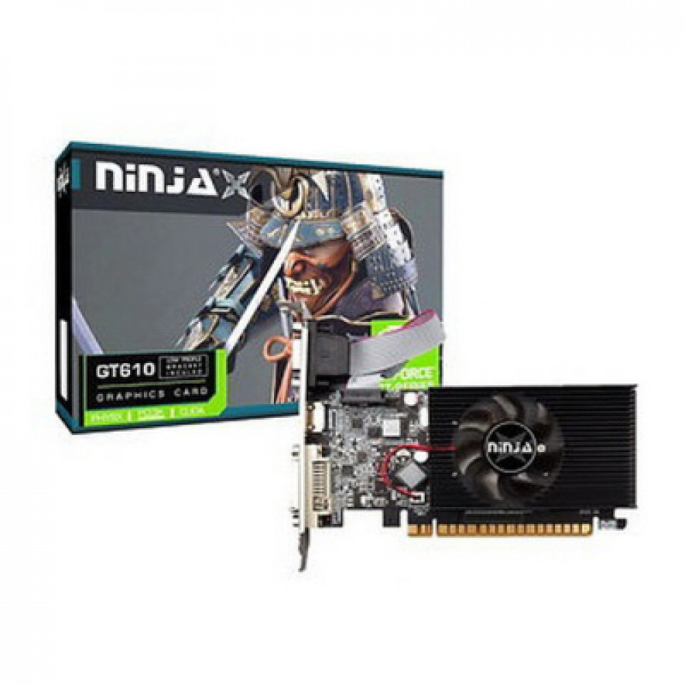 Видеокарта Ninja GT610 PCIE (48SP) NF61NP023F 2 ГБ - миниатюра 2
