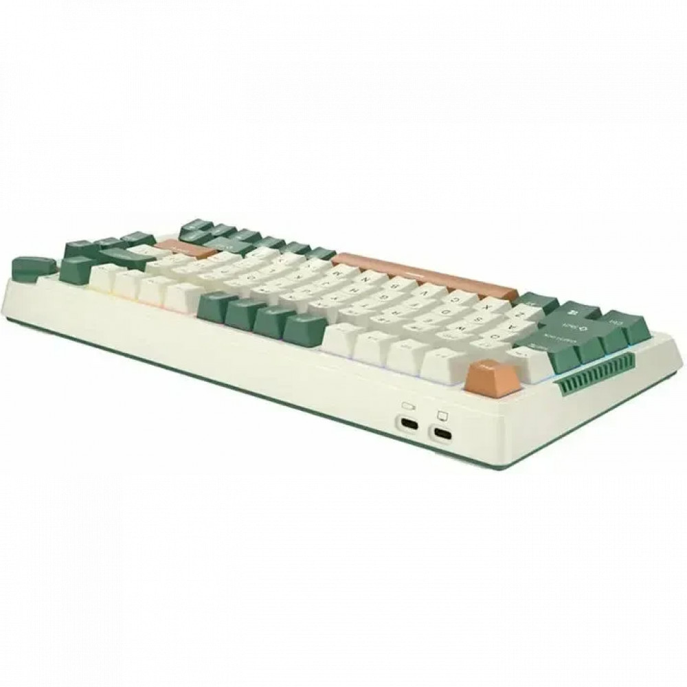 Клавиатура Royal Kludge RK-H81 White/Green (Sky Cyan Switch) 6935280824128 Беспроводная, Bluetooth - миниатюра 14