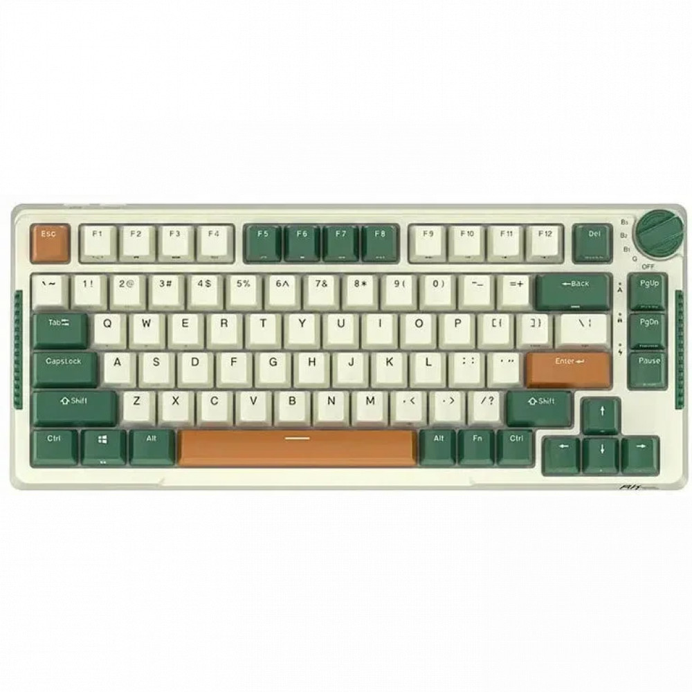 Клавиатура Royal Kludge RK-H81 White/Green (Sky Cyan Switch) 6935280824128 Беспроводная, Bluetooth - миниатюра 10