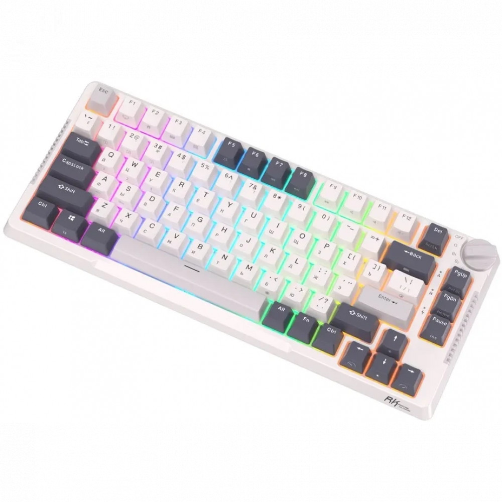 Клавиатура Royal Kludge RKH81 White Night (Sky Cyan Switch) 6935280824104 Беспроводная, Bluetooth - миниатюра 14