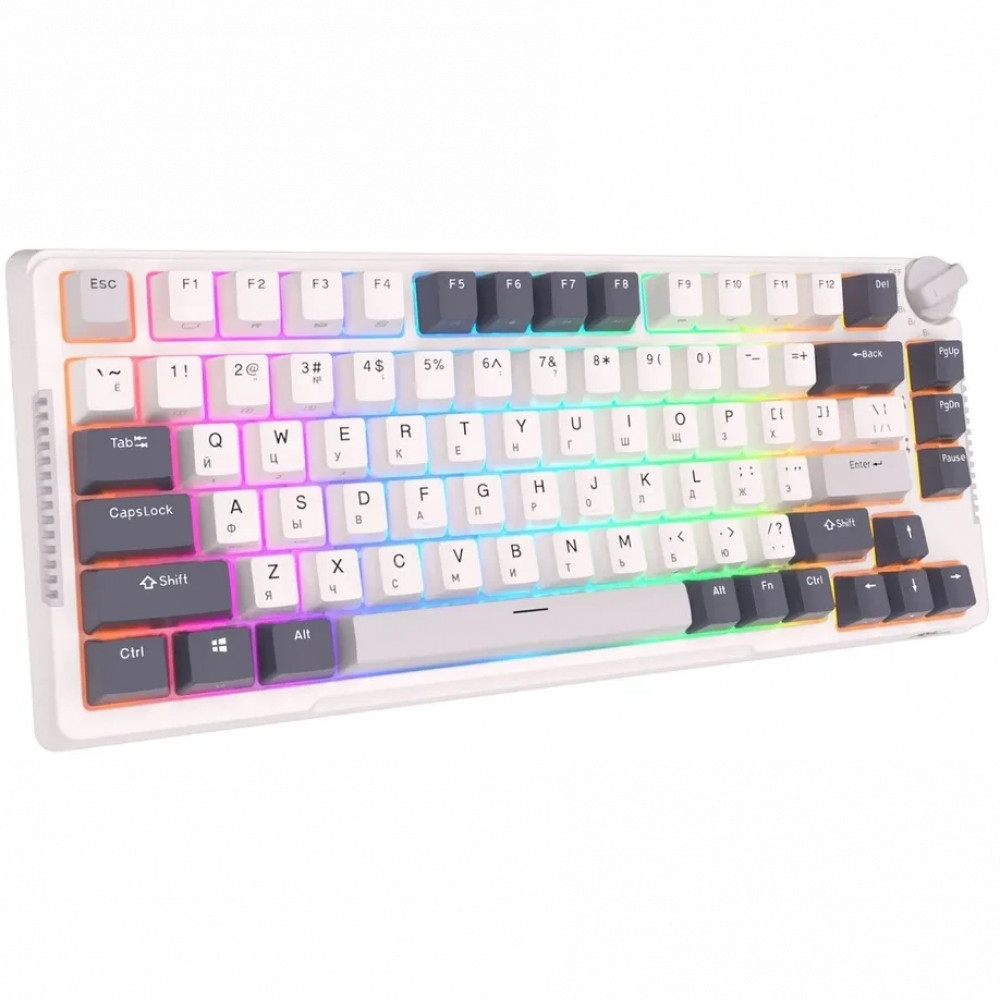 Клавиатура Royal Kludge RKH81 White Night (Sky Cyan Switch) 6935280824104 Беспроводная, Bluetooth - миниатюра 11