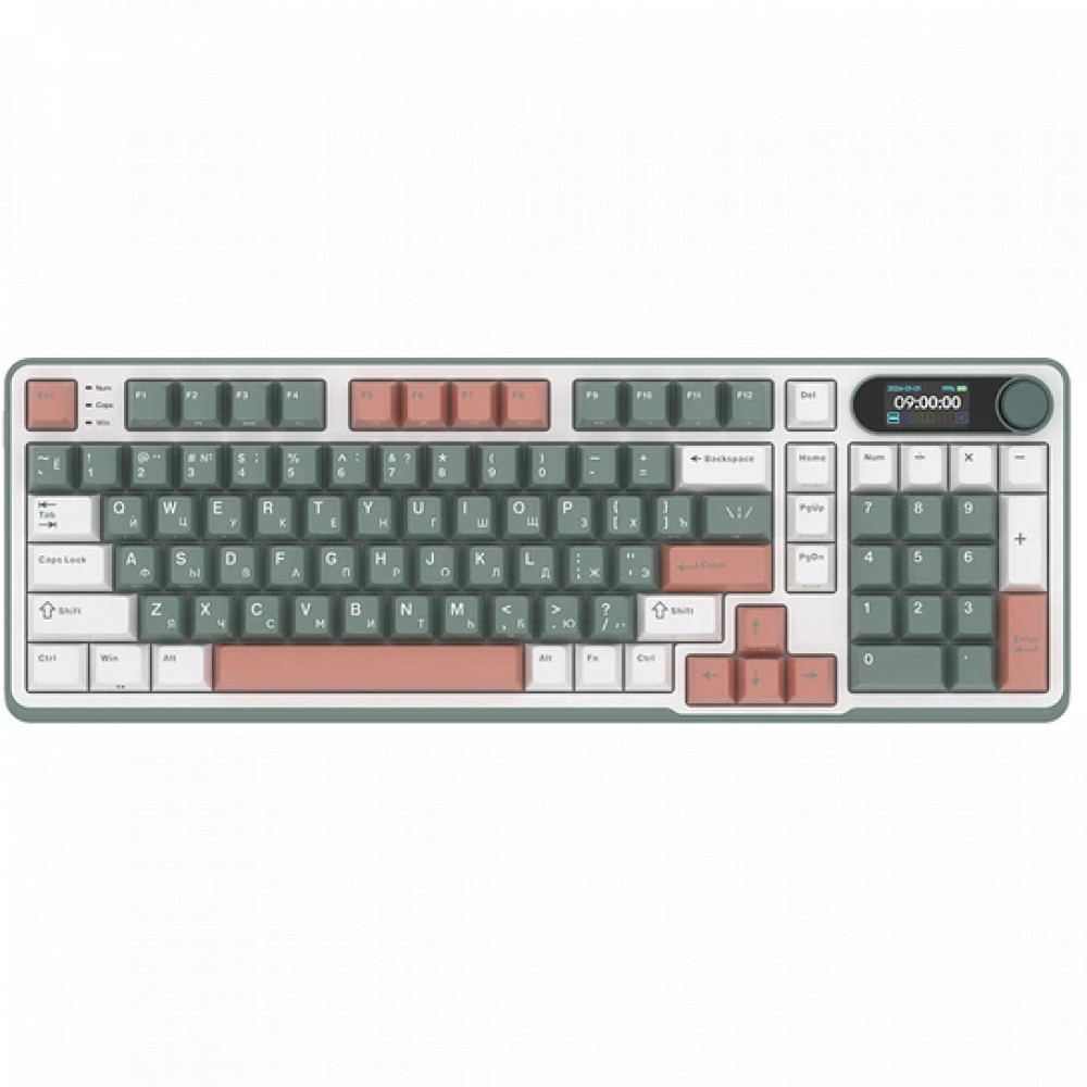 Клавиатура Royal Kludge RK-S98 Camping (Chartreuse Switch) 6935280823961 Беспроводная, Bluetooth - миниатюра 7