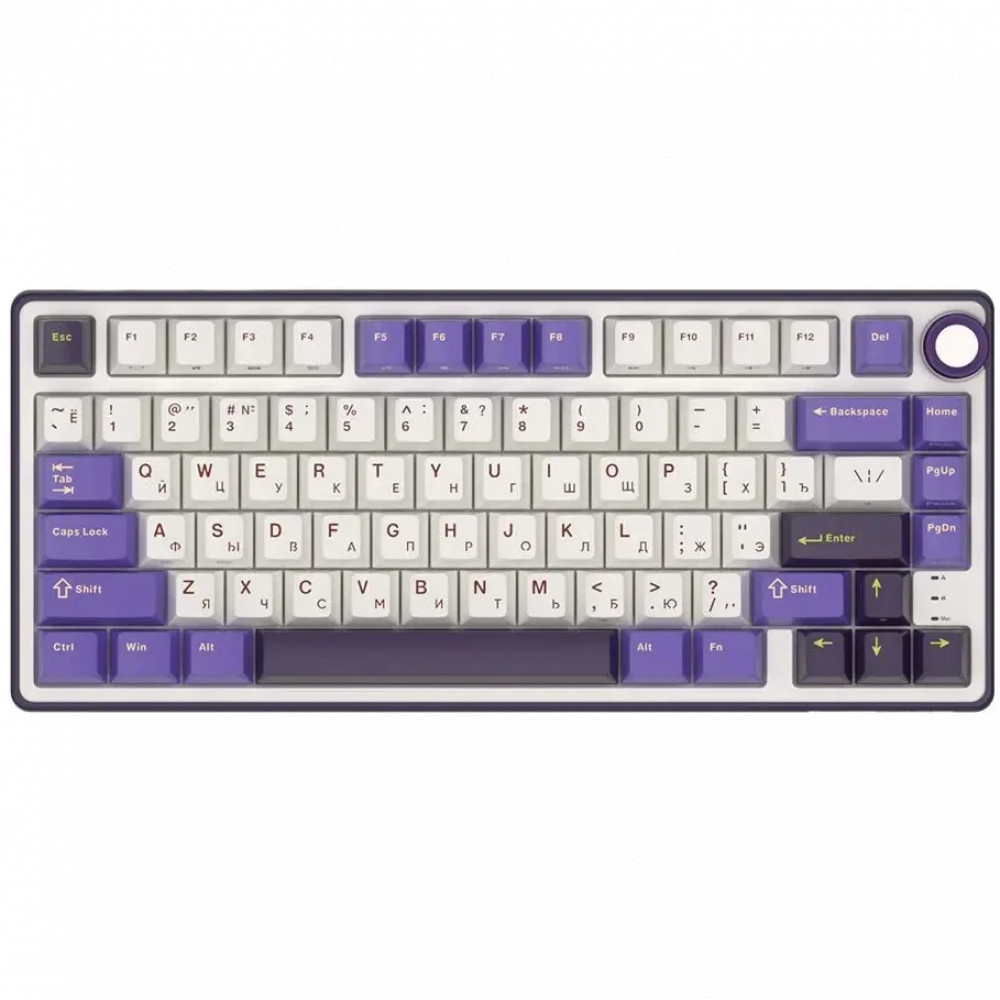 Клавиатура Royal Kludge R75 Blackberry (Silver Switch) 6935280824722 Проводная, USB - миниатюра 9