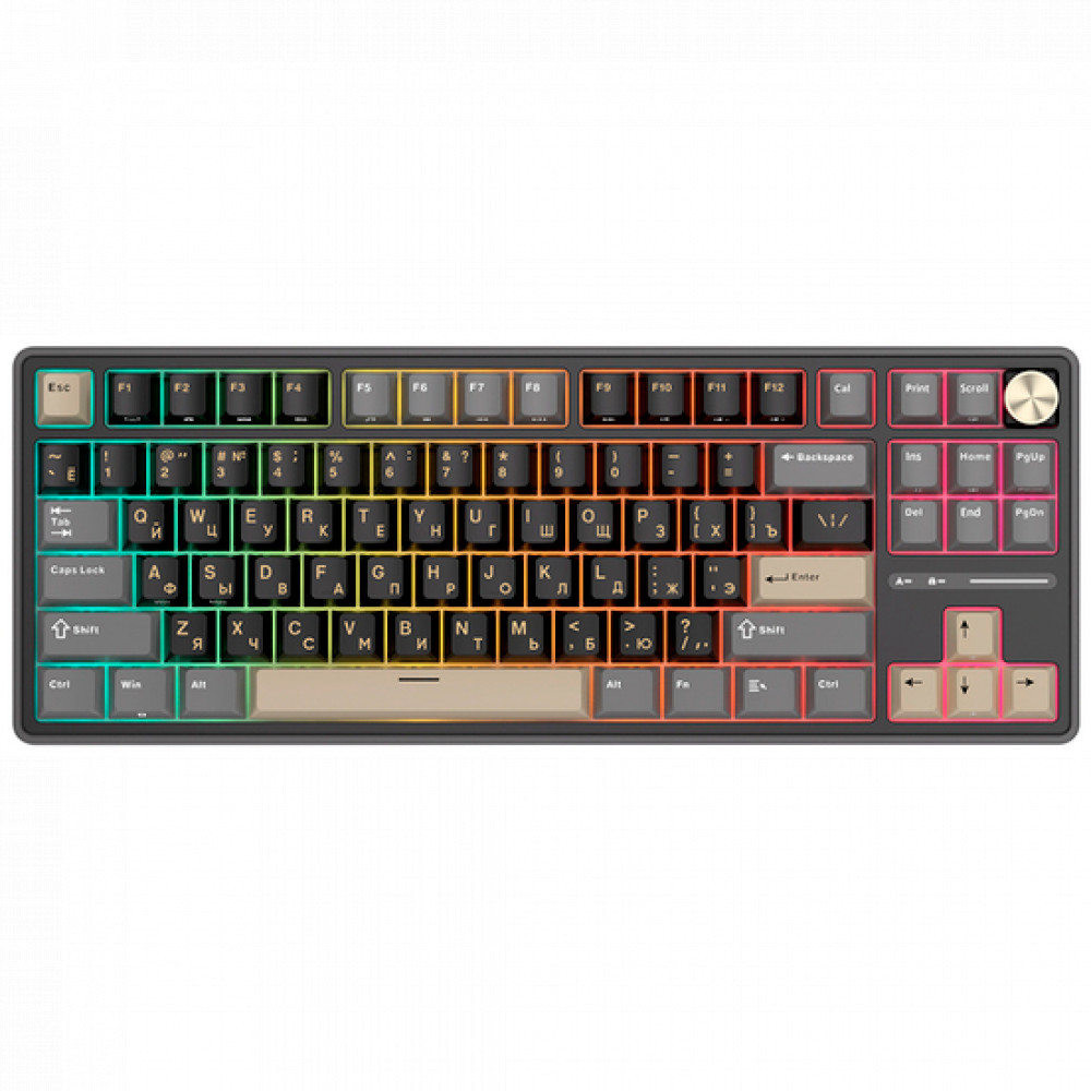 Клавиатура Royal Kludge R87 Pro Phantom (Cream Switch) 6977576550731 Проводная, USB - миниатюра 8