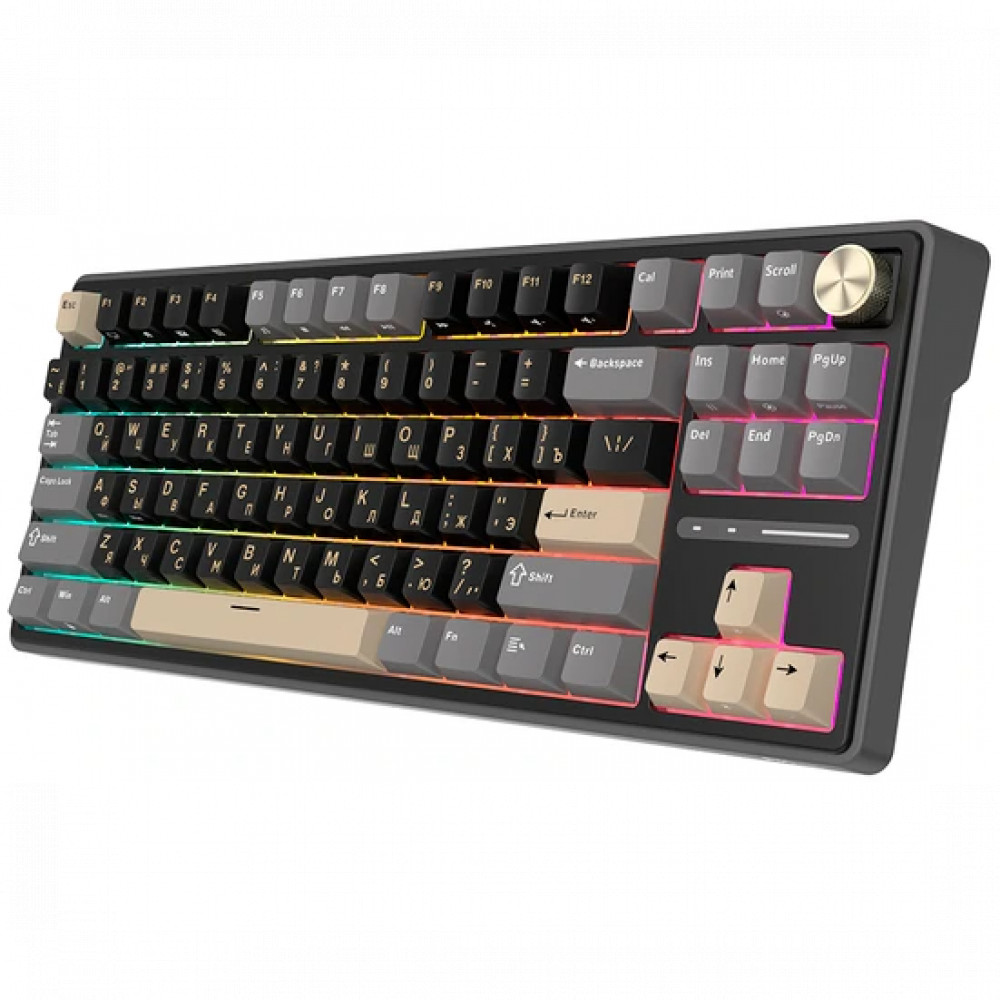 Клавиатура Royal Kludge R87 Pro Phantom (Cream Switch) 6977576550731 Проводная, USB - миниатюра 10