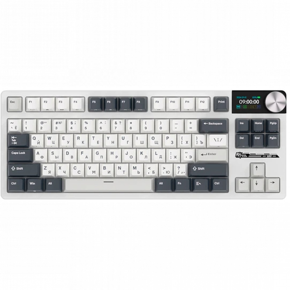 Клавиатура Royal Kludge S85 White Night (Beige Switch) 6977576550816 Беспроводная, Bluetooth - миниатюра 8