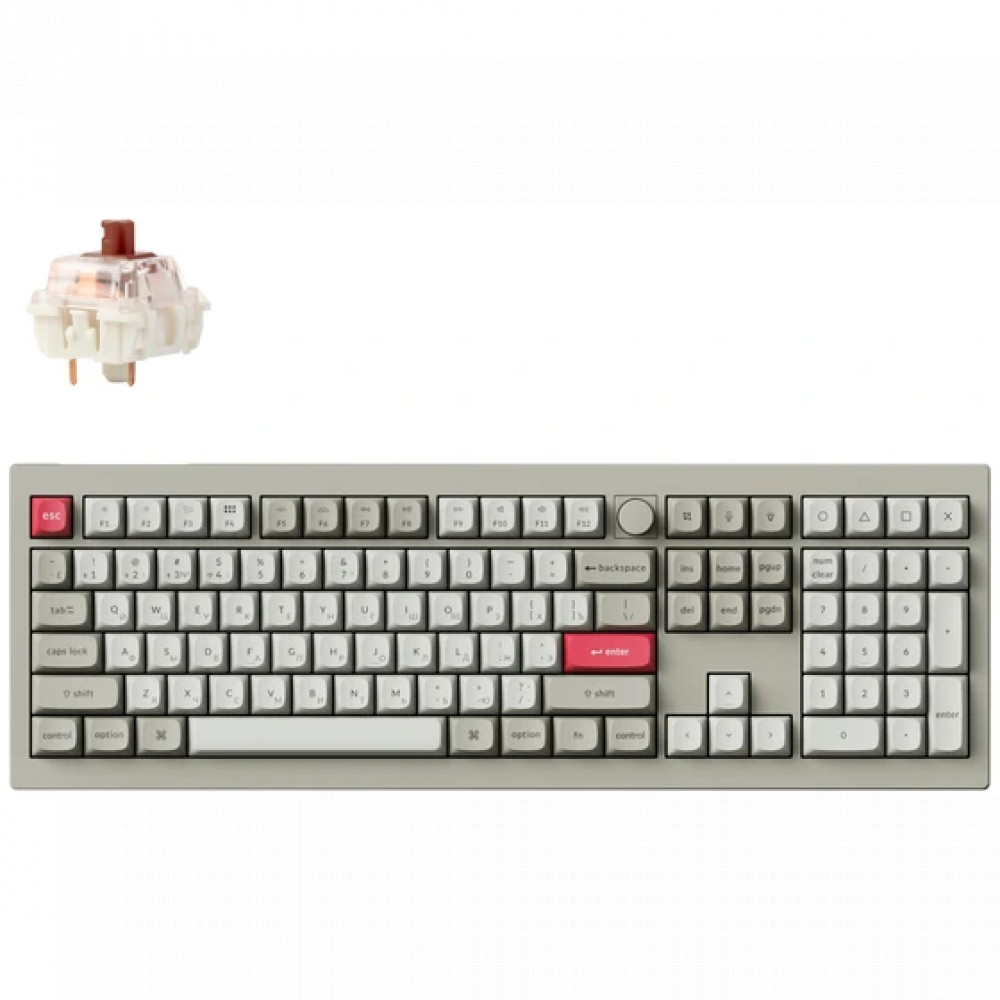 Клавиатура Keychron V6 Max (V6M-R3) V6M-R3-RU Беспроводная, USB - миниатюра 6