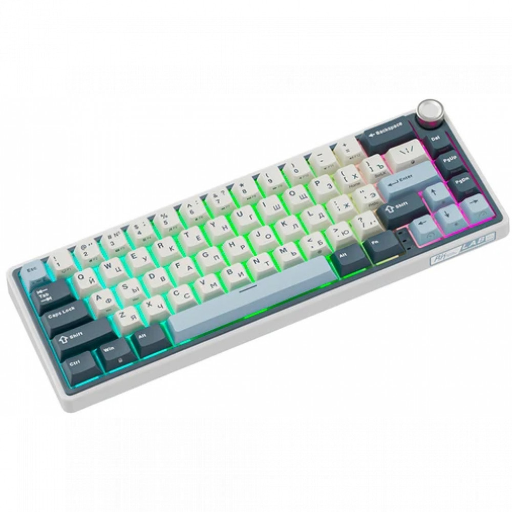 Клавиатура Royal Kludge R65 Moon (Cream Switch) 6935280827785 Проводная, USB - миниатюра 12