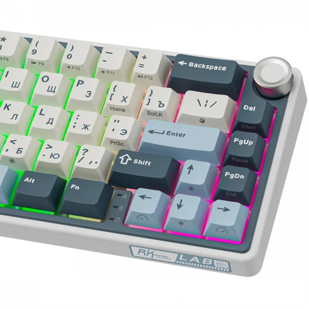 Клавиатура Royal Kludge R65 Moon (Cream Switch) 6935280827785 Проводная, USB - миниатюра 14