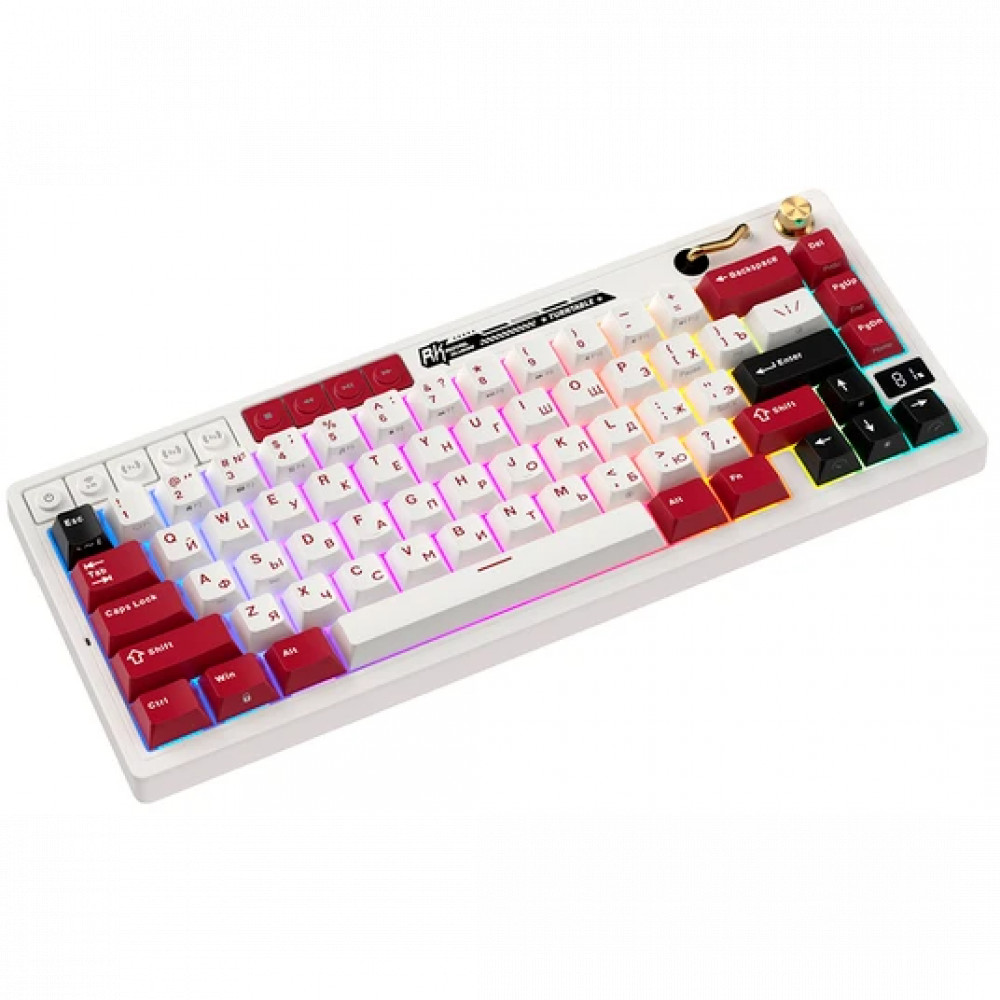 Клавиатура Royal Kludge M65 Famicom (Beige Switch) 6935280827105 Беспроводная, Bluetooth - миниатюра 14