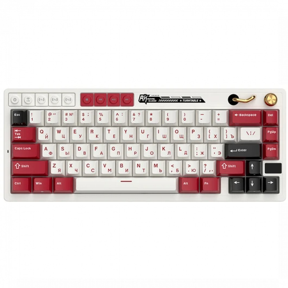 Клавиатура Royal Kludge M65 Famicom (Beige Switch) 6935280827105 Беспроводная, Bluetooth - миниатюра 10