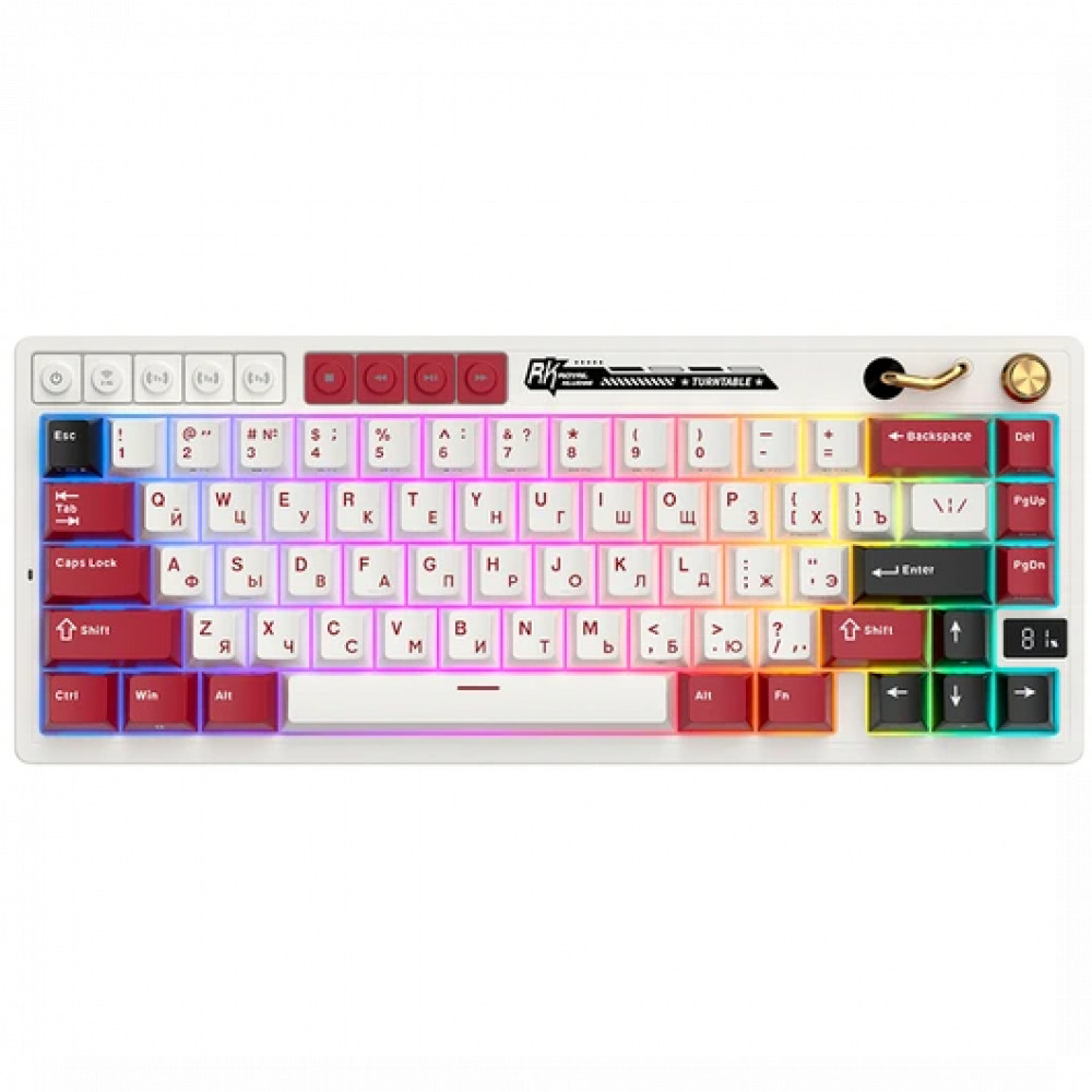 Клавиатура Royal Kludge M65 Famicom (Cream Switch) 6935280827099 Беспроводная, Bluetooth - миниатюра 9