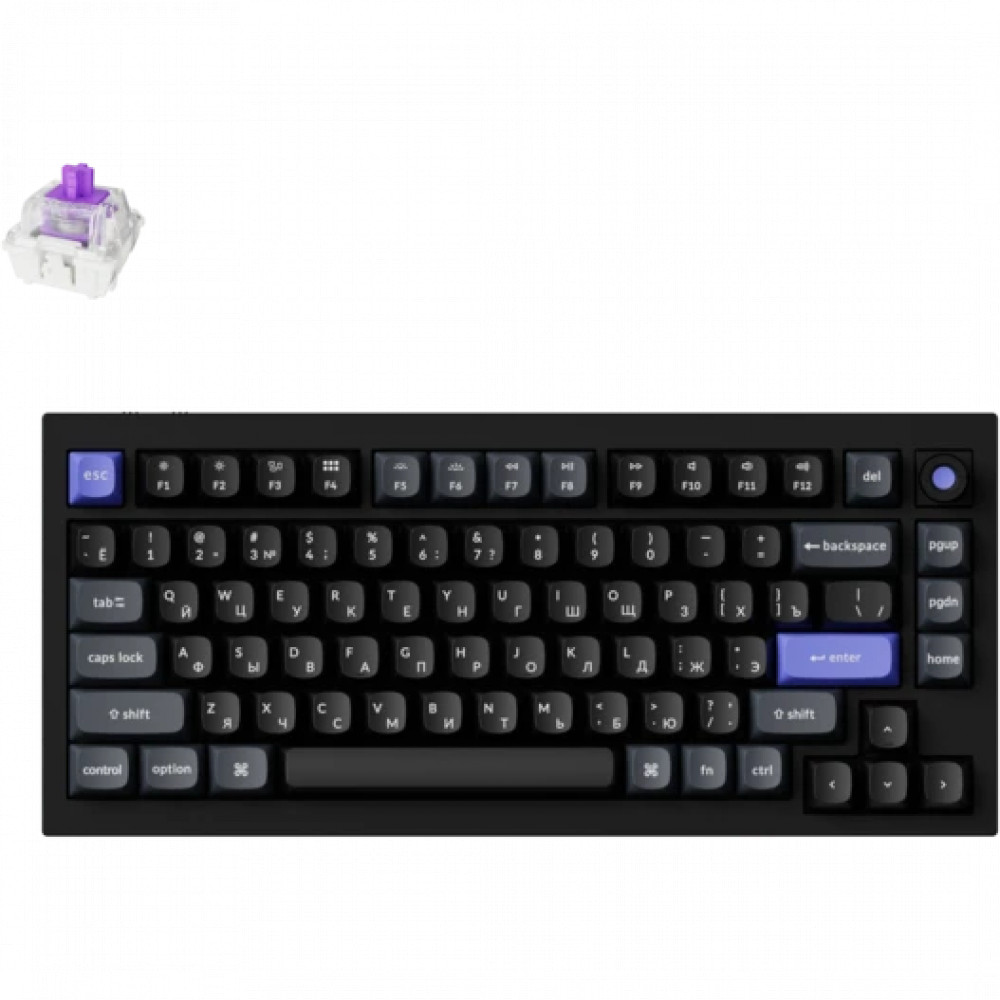 Клавиатура Keychron Q1 HE (Q1H-M1P-RU) Беспроводная, USB - миниатюра 5