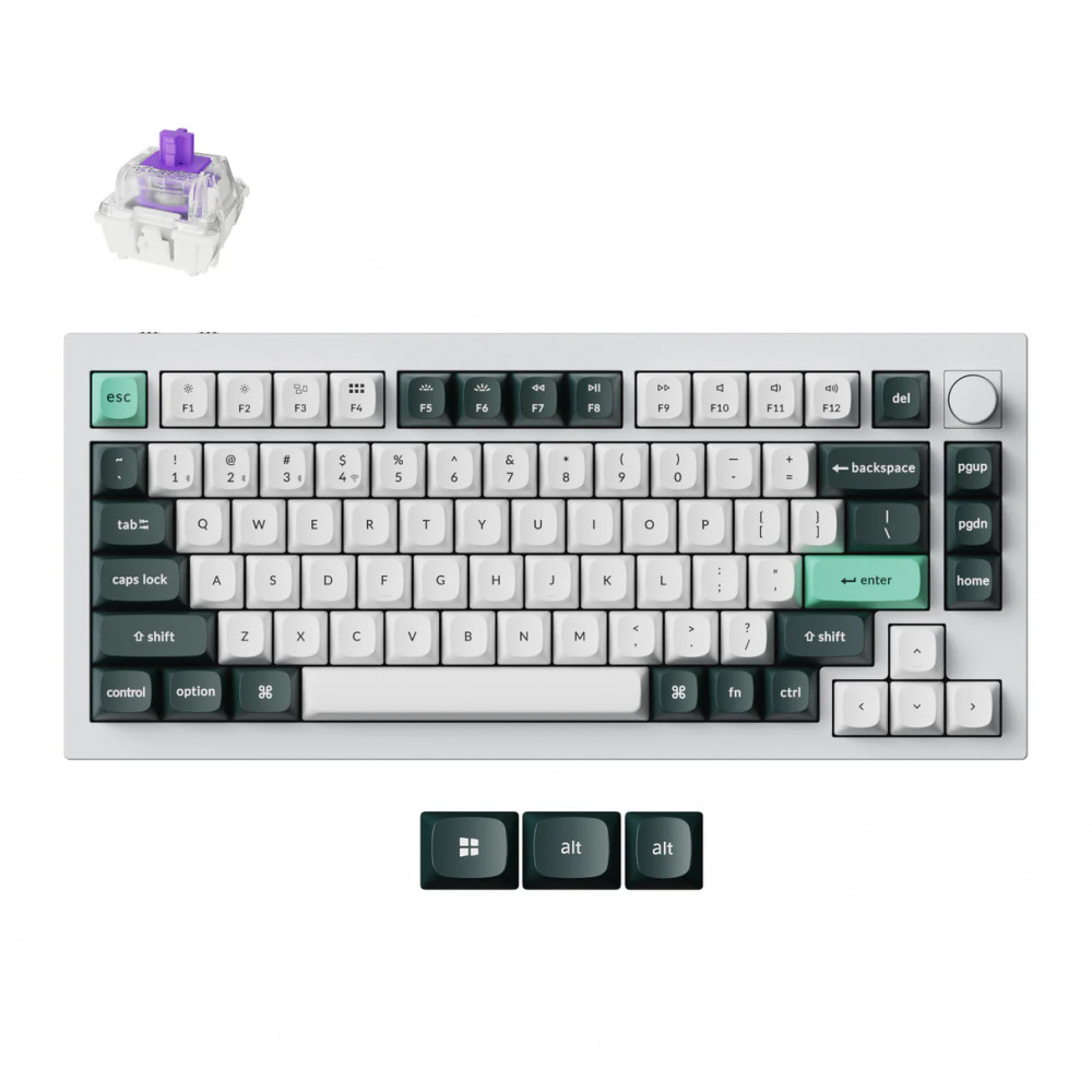Клавиатура Keychron Q1 HE (Q1H-P1P-RU) Беспроводная, USB - миниатюра 2