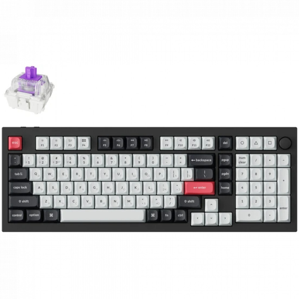 Клавиатура Keychron Q5 HE (Q5H-M1) Q5H-M1P-RU Беспроводная, USB - миниатюра 6