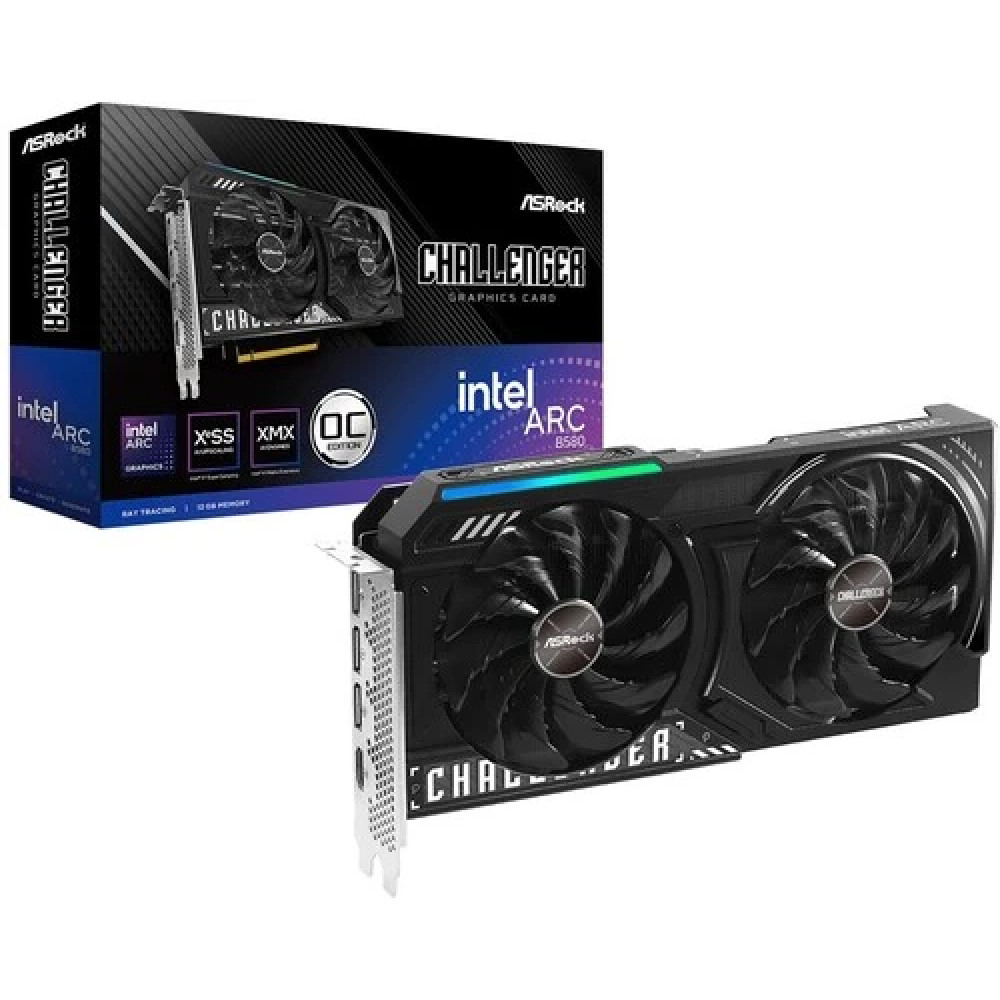 Видеокарта ASRock Intel Arc B580 Challenger 12GB OC B580 CL 12GO 12 ГБ - миниатюра 10