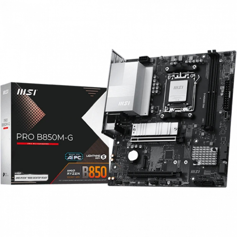 Материнская плата MSI PRO B850M-G Micro-ATX, AMD AM5 - миниатюра 10