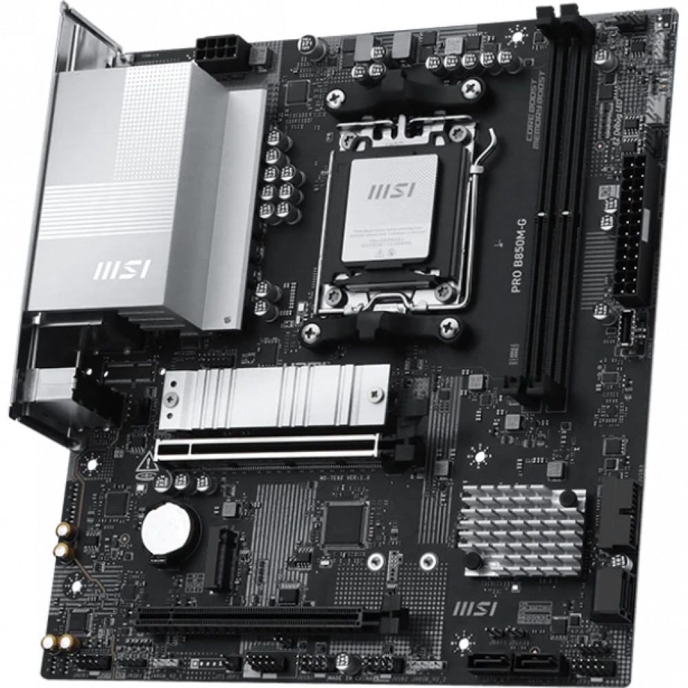 Материнская плата MSI PRO B850M-G Micro-ATX, AMD AM5 - миниатюра 7