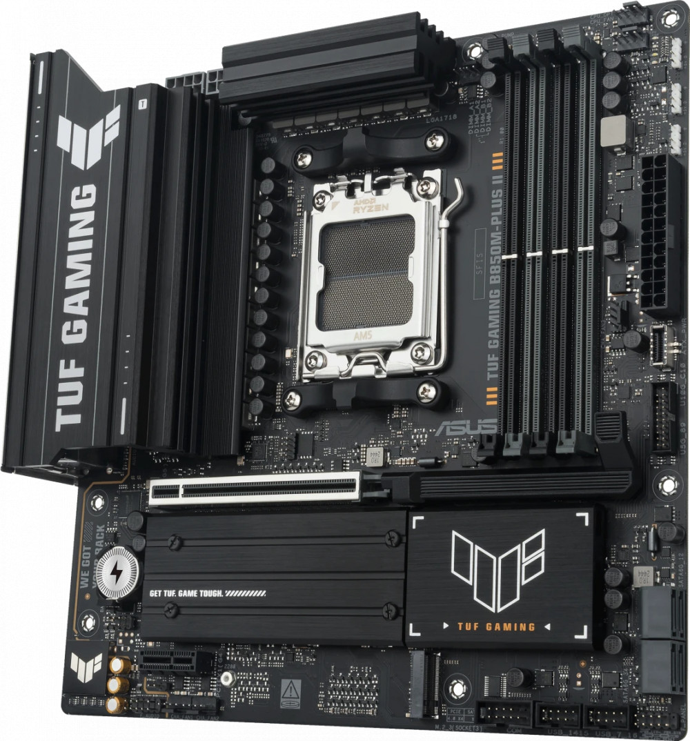 Материнская плата Asus TUF GAMING B850M-PLUS II Mini-ATX, AMD AM5 - миниатюра 9