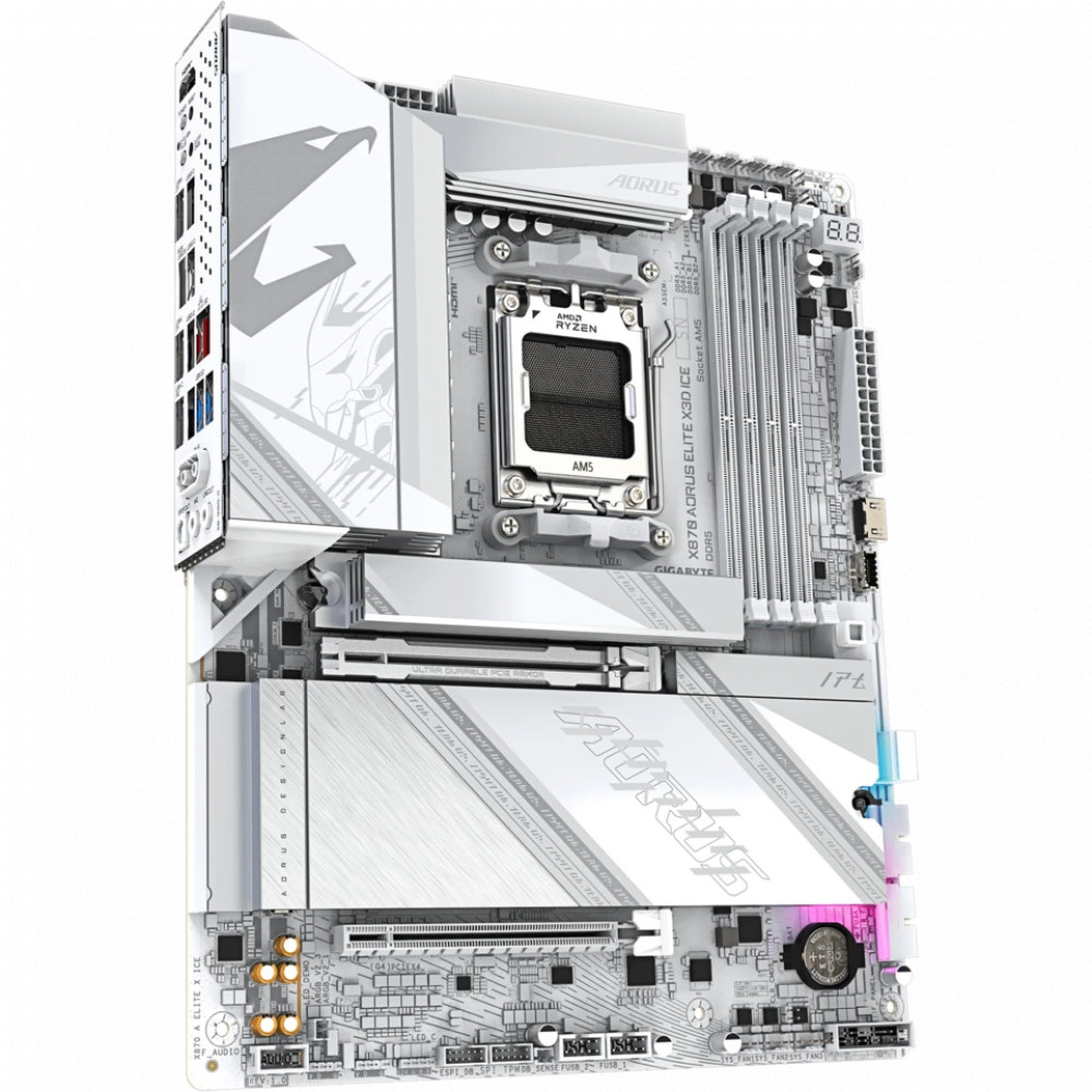 Материнская плата Gigabyte X870 A ELITE X ICE ATX, AMD AM5 - миниатюра 6