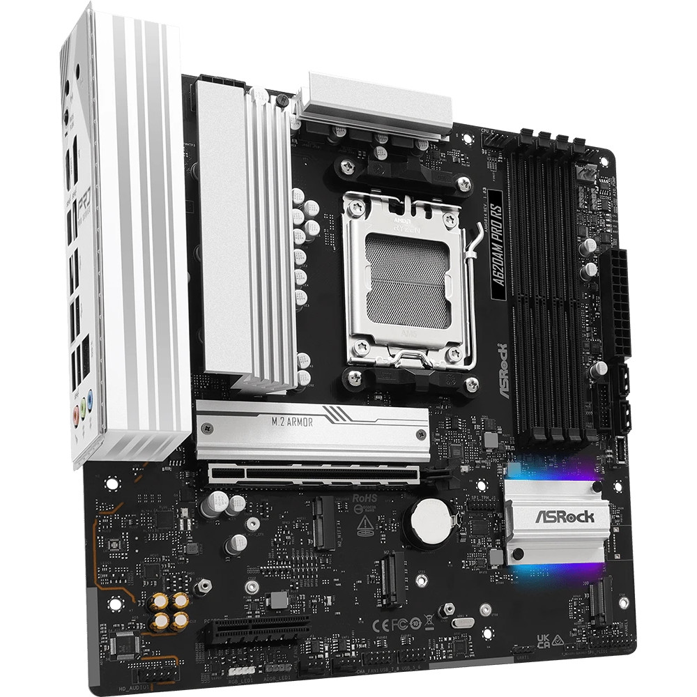 Материнская плата ASRock A620AM PRO RS Micro-ATX, AMD AM5 - миниатюра 7