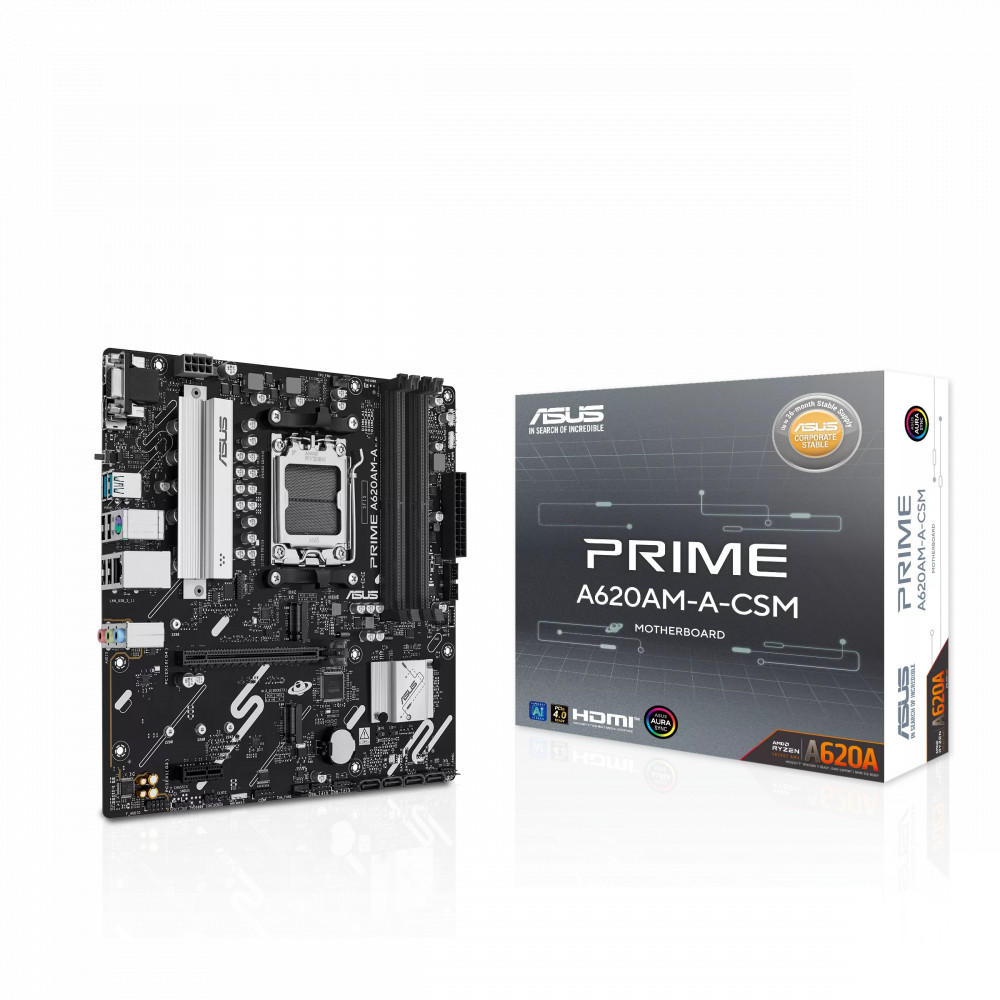 Материнская плата Asus PRIME A620AM-A-CSM 90MB1MY0-M0EAYC Micro-ATX, AMD AM5 - миниатюра 6
