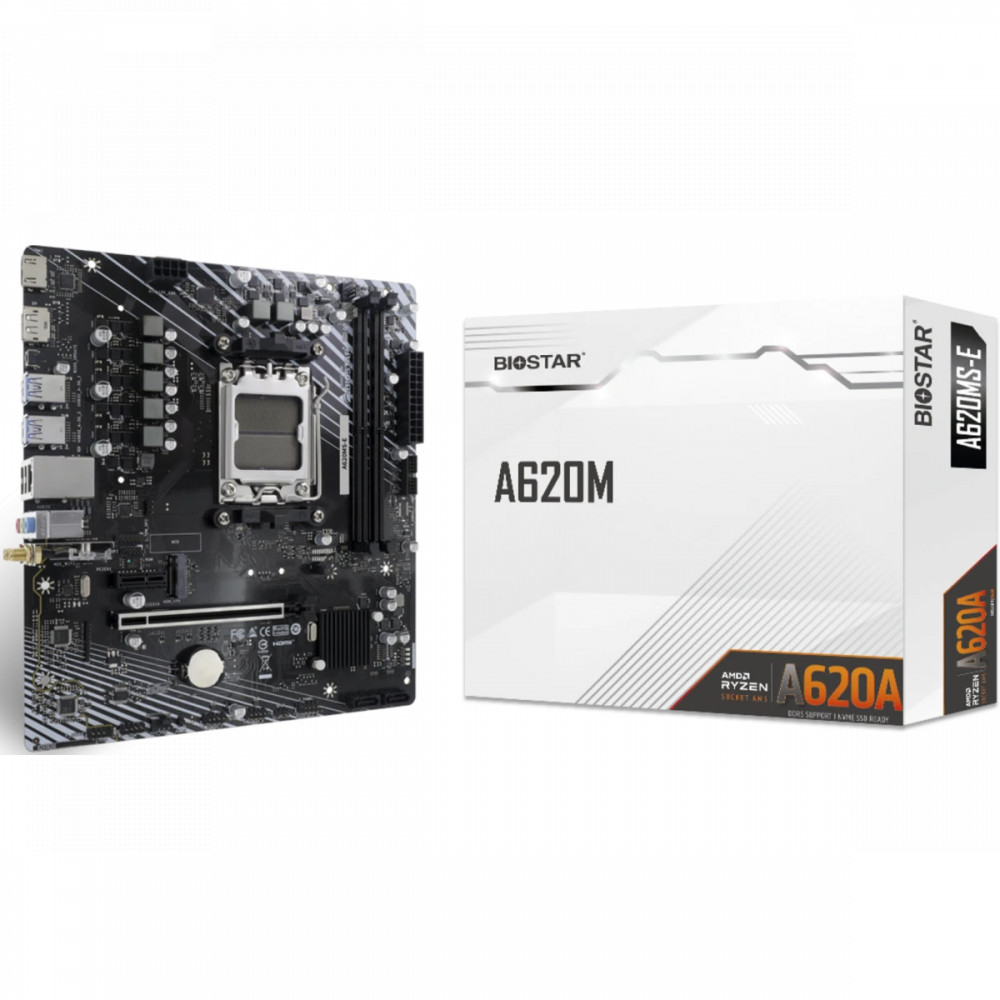 Материнская плата BIOSTAR A620MS-E Micro-ATX, AMD AM5 - миниатюра 8