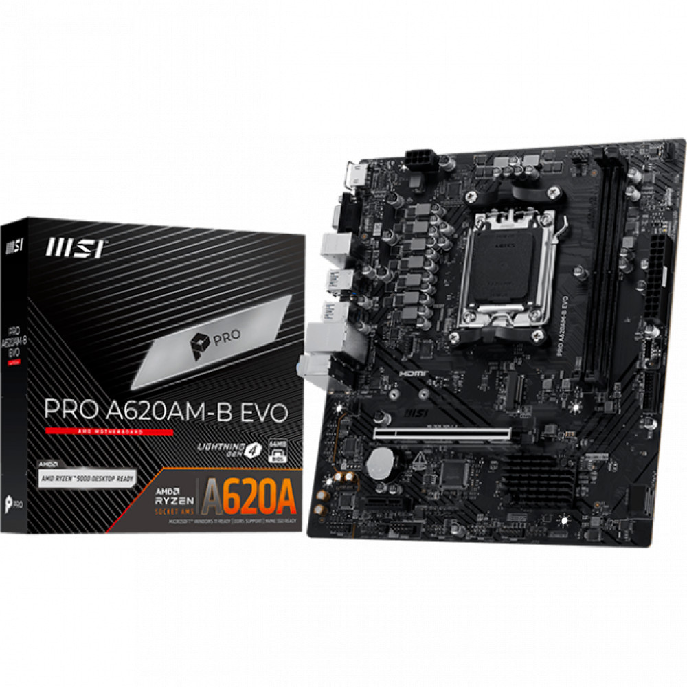 Материнская плата MSI PRO A620AM-B EVO Micro-ATX, AMD AM5 - миниатюра 10