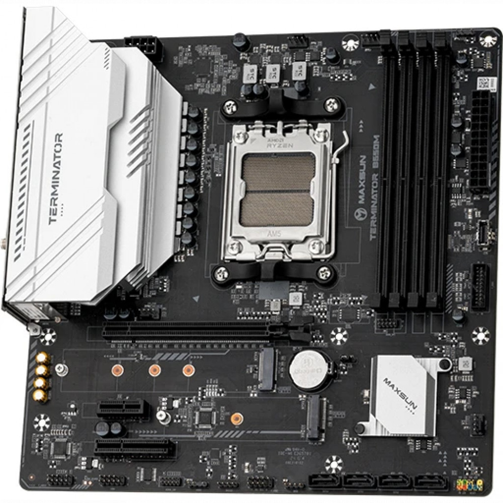 Материнская плата Maxsun Terminator B650M WIFI6 MS-Terminator B650M WIFI6 Micro-ATX, AMD AM5 - миниатюра 8