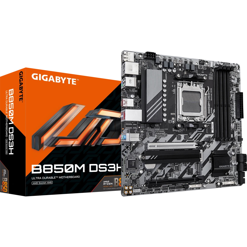 Материнская плата Gigabyte B850M DS3H 1.2 Micro-ATX, AMD AM5 - миниатюра 8