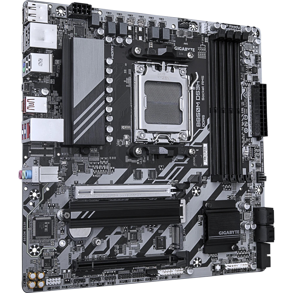 Материнская плата Gigabyte B850M DS3H 1.2 Micro-ATX, AMD AM5 - миниатюра 6