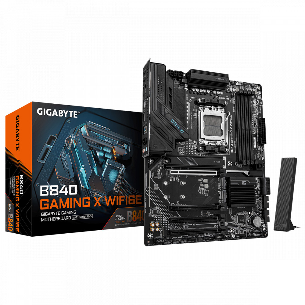 Материнская плата Gigabyte B840 GAMING X WIFI6E ATX, AMD AM5 - миниатюра 6