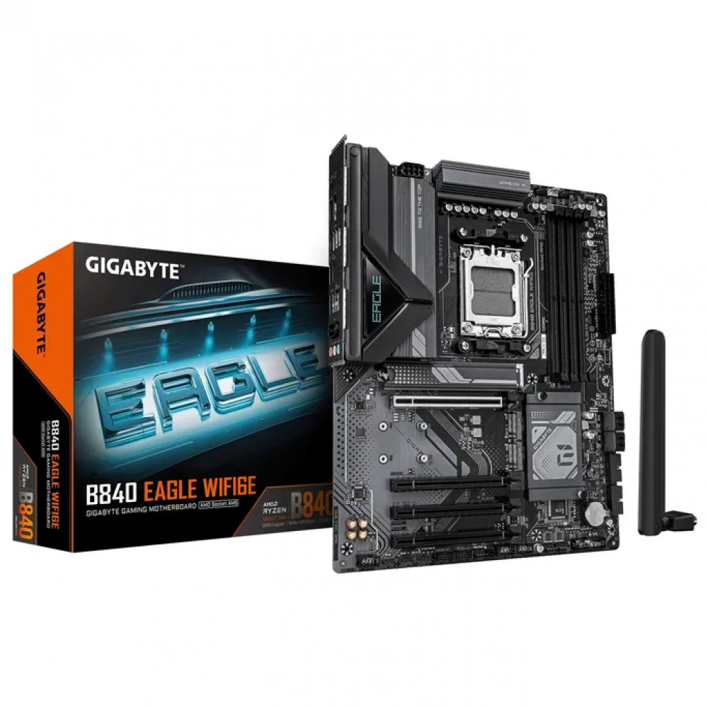 Материнская плата Gigabyte B840 EAGLE WIFI6E ATX, AMD AM5 - миниатюра 8
