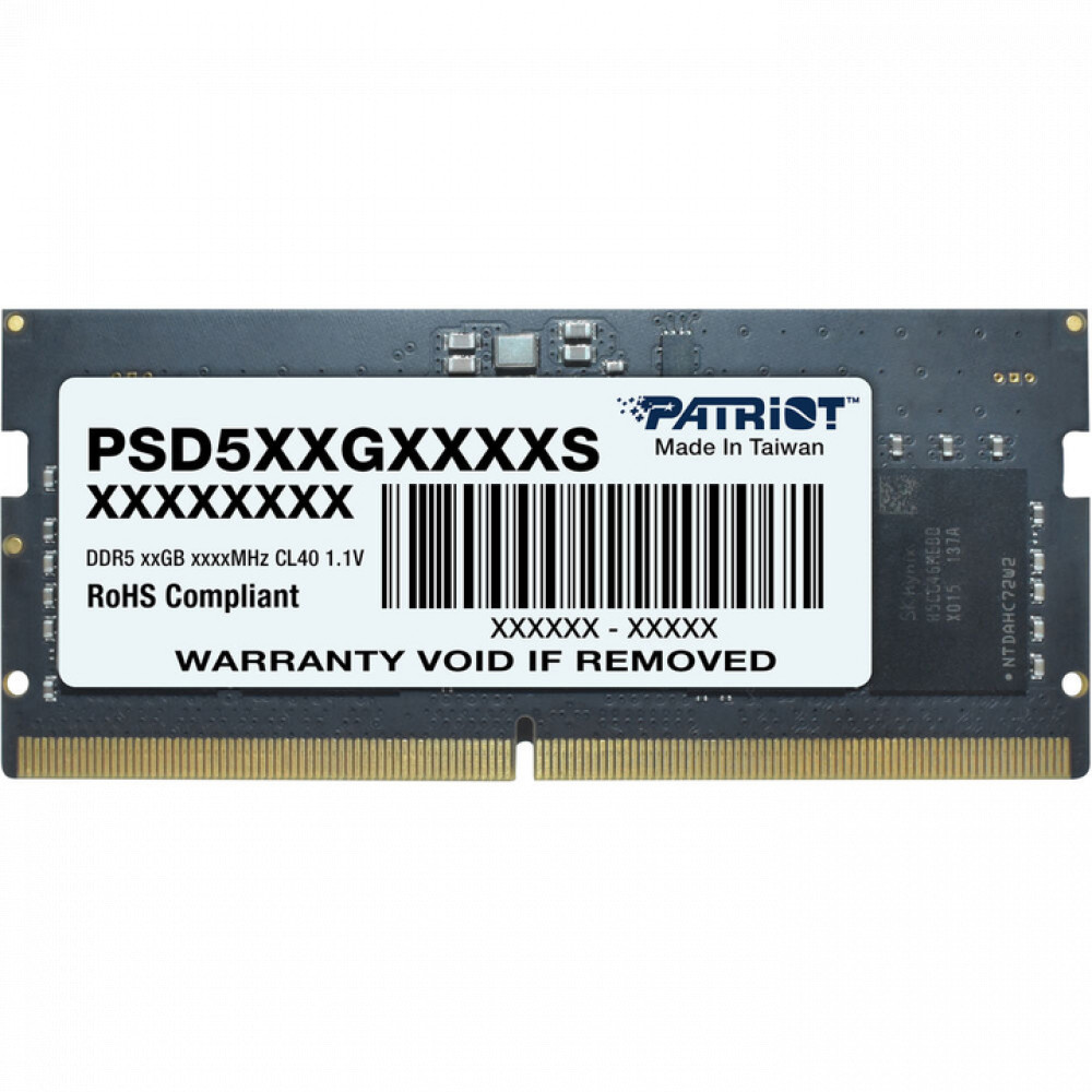 ОЗУ Patriot PSD532G56002S DIMM, DDR5, 32 Гб (2 х 16 Гб), 5600 МГц - миниатюра 2