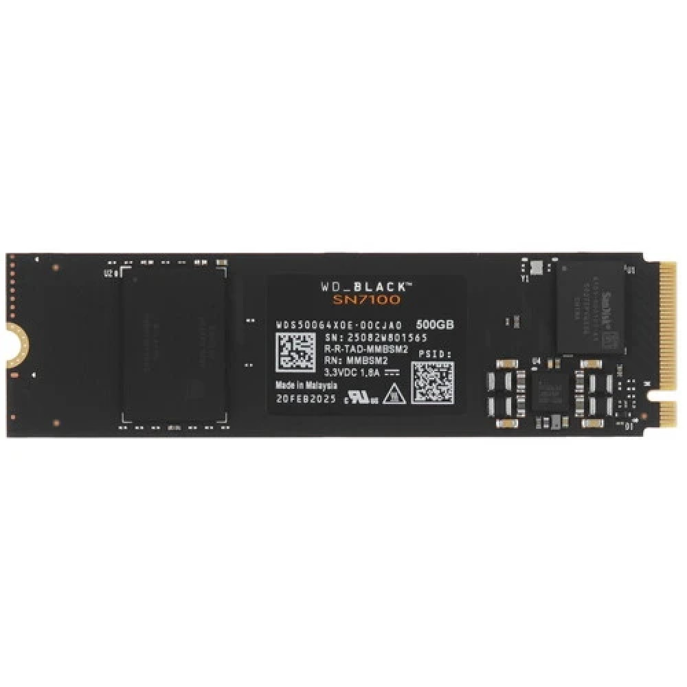 Жесткий диск Western Digital Black SN7100 WDS500G4X0E - миниатюра 3