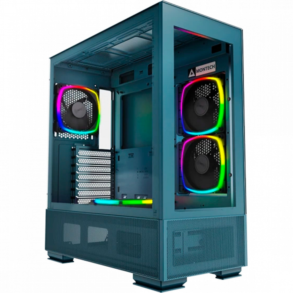 Корпус Montech SKY TWO MOROCCO Blue Mid-Tower - миниатюра 6