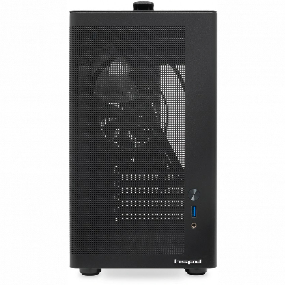 Корпус HSPD M210-MBK Black Mini-Tower - миниатюра 7
