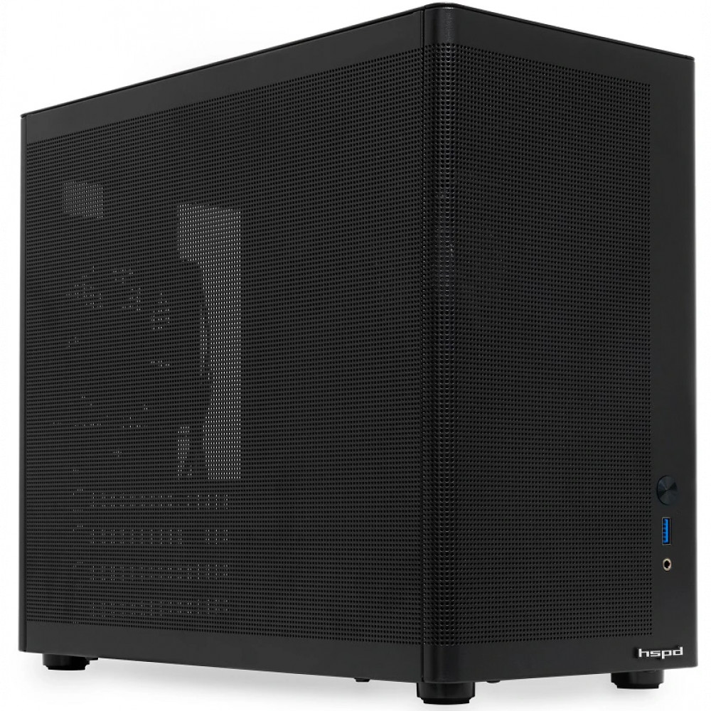 Корпус HSPD M210-MBK Black Mini-Tower - миниатюра 6