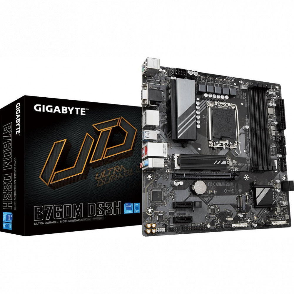 Материнская плата Gigabyte B760M DS3H Micro-ATX, LGA 1700 - миниатюра 12