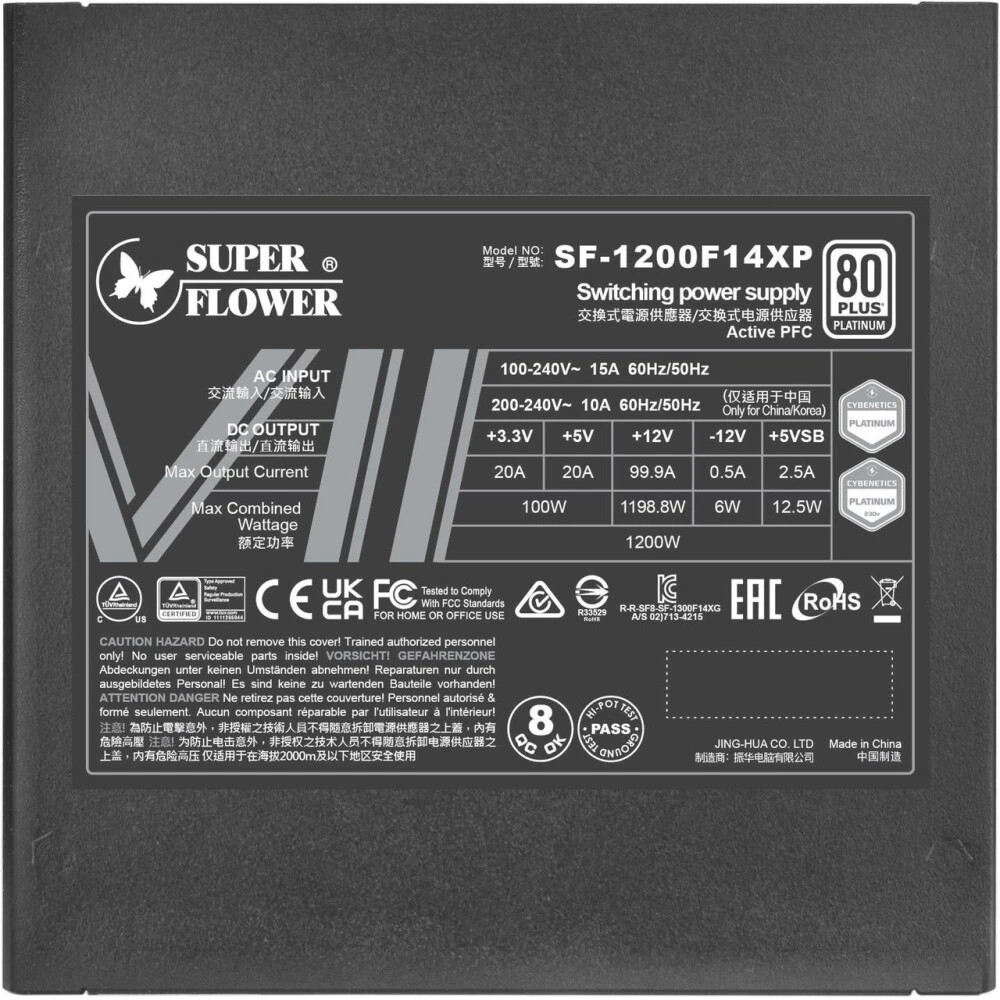 Блок питания Super Flower Leadex VII Platinum PRO SF-1200F14XP 1200 Вт - миниатюра 10