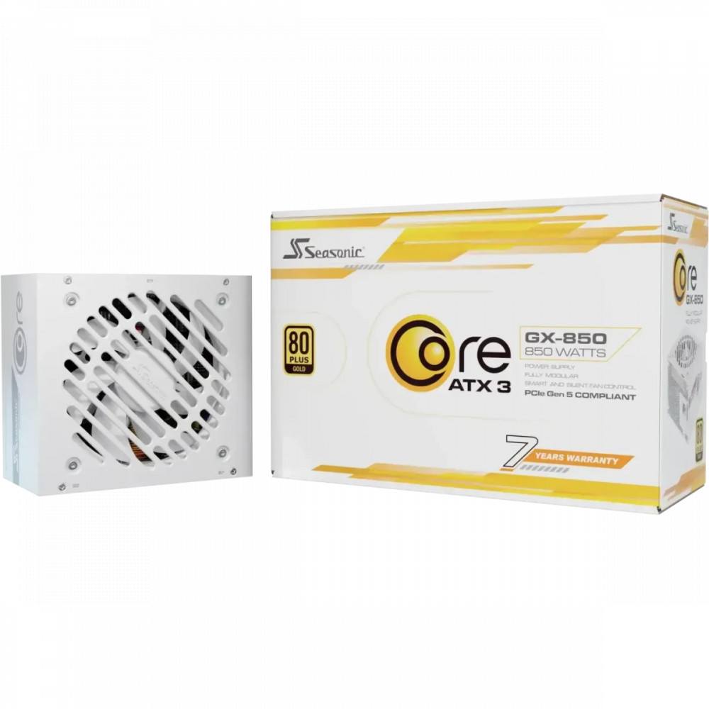 Блок питания Seasonic Core GX-850 ATX 3.1 White CORE (V3) GX-850 850 Вт - миниатюра 10