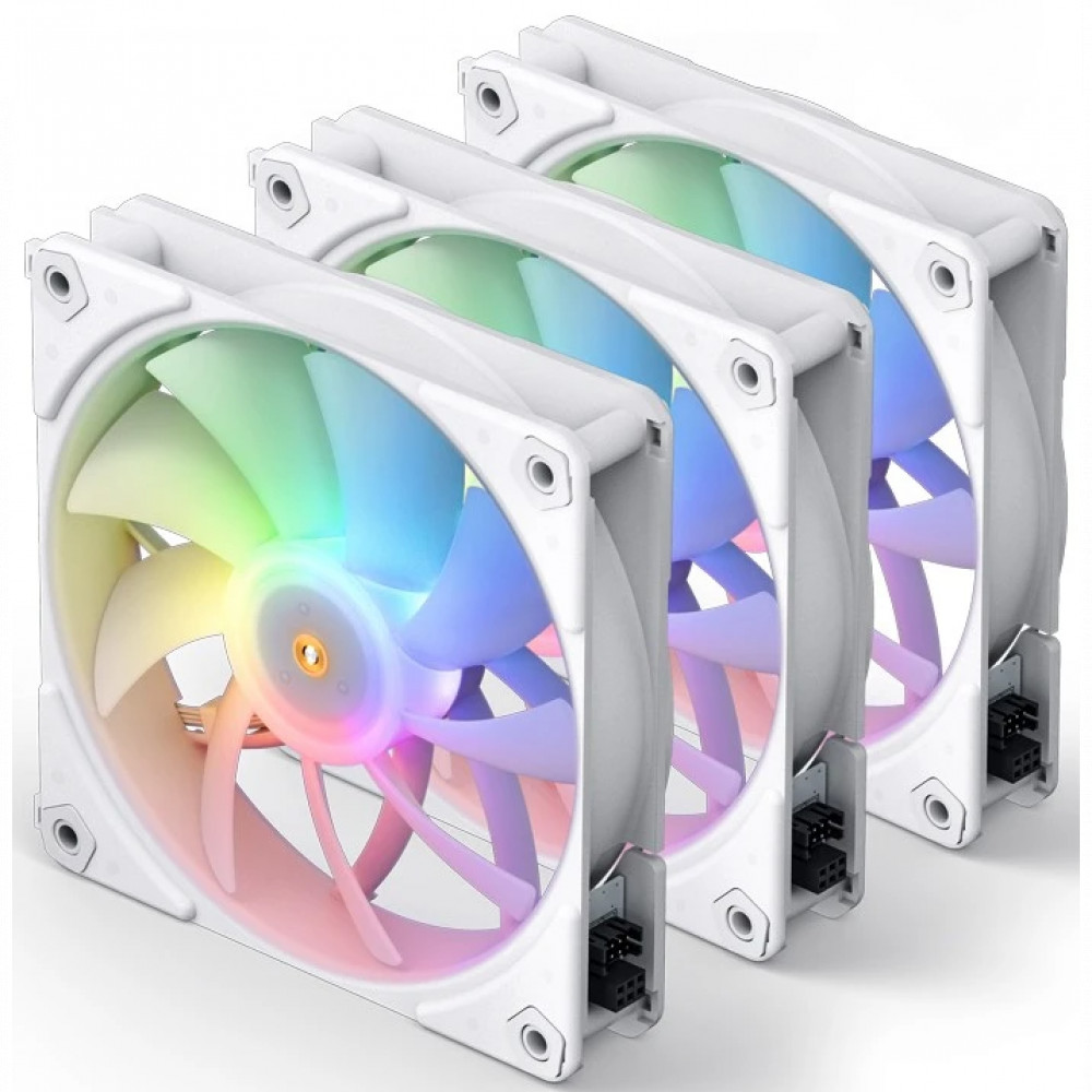 Система охлаждения Jonsbo ZF-120 White (3 in 1) ZF-120(3 in 1) Для системного блока - миниатюра 5