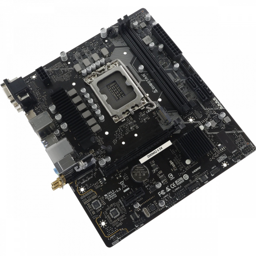 Материнская плата BIOSTAR Z690MX2-E D4 Micro-ATX, LGA 1700 - миниатюра 6