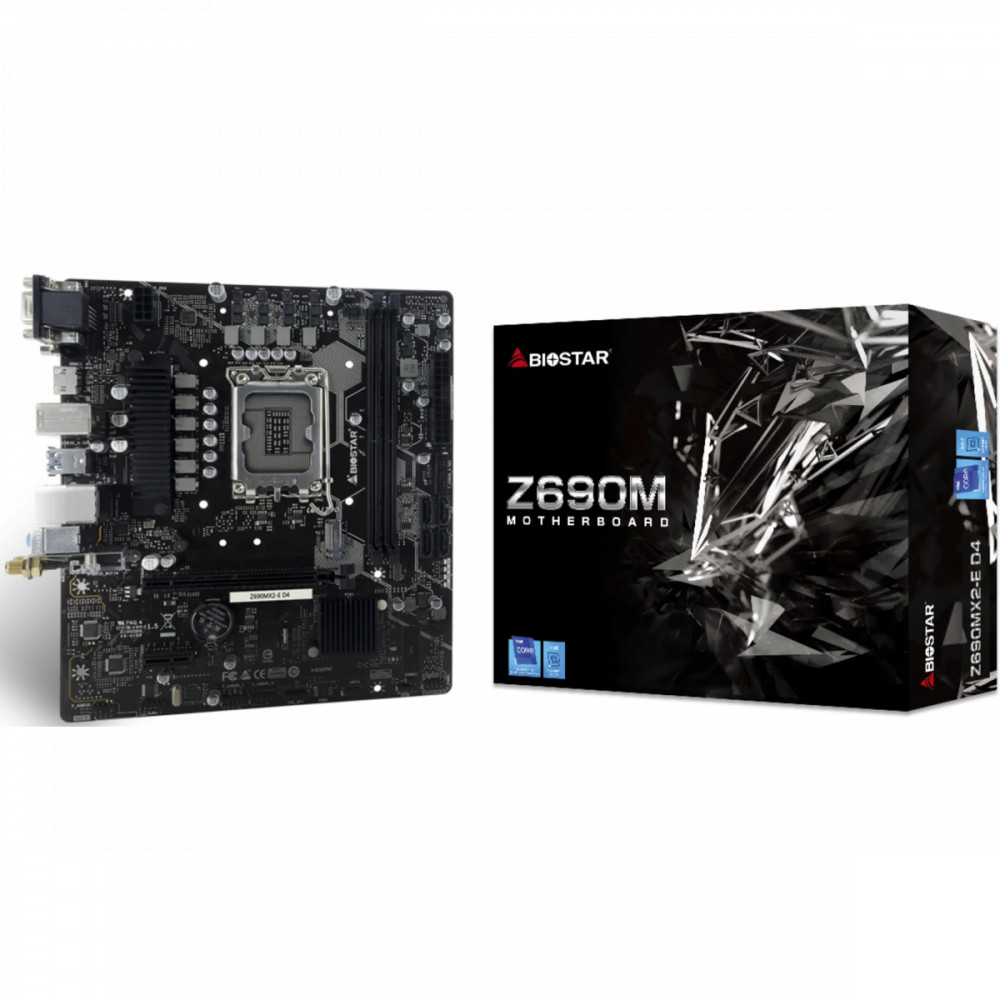 Материнская плата BIOSTAR Z690MX2-E D4 Micro-ATX, LGA 1700 - миниатюра 8
