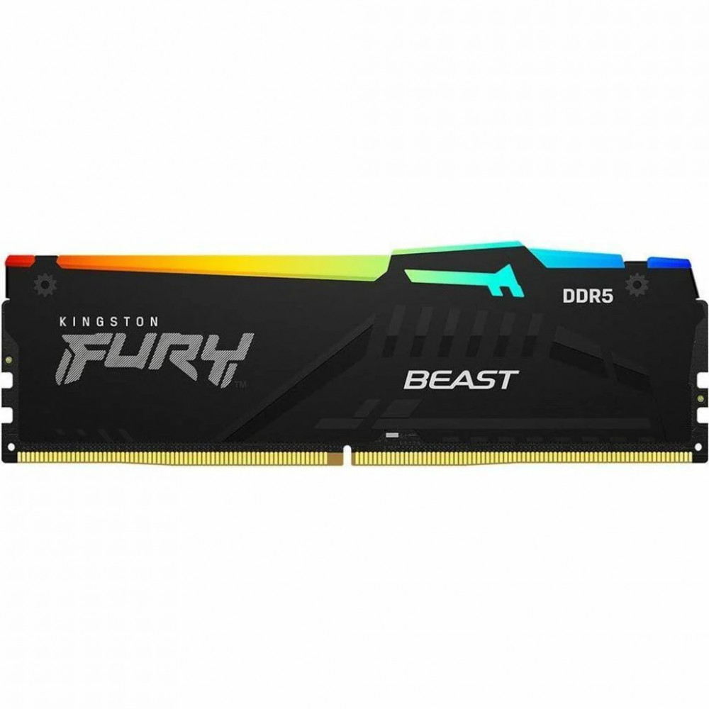 ОЗУ Kingston Fury Beast Black KF556C36BBE2A-32 DIMM, DDR5, 32 Гб, 5600 МГц - миниатюра 2