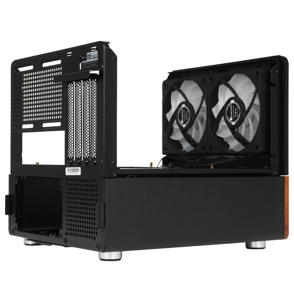 Корпус Jonsbo V12 V12 black Mini-Tower - миниатюра 7