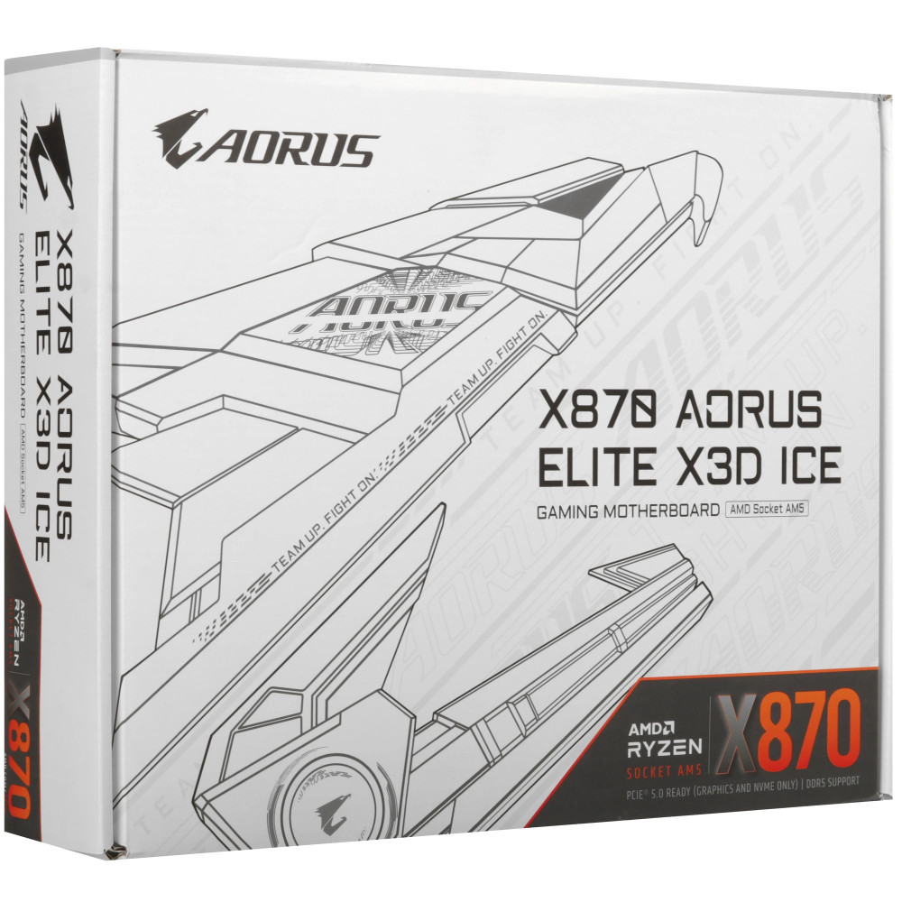 Материнская плата Gigabyte X870 AORUS ELITE X3D ICE ATX, AMD AM5 - миниатюра 10