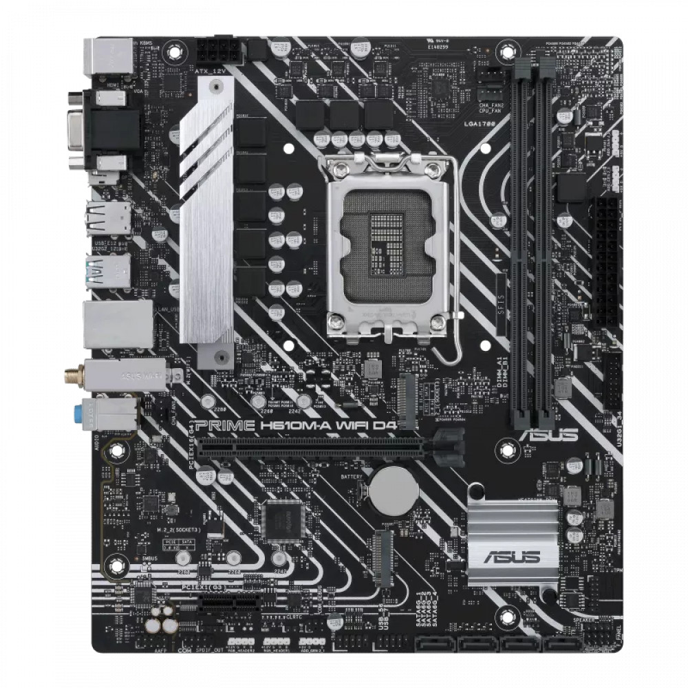 Материнская плата Asus PRIME H610M-A WIFI D4 90MB1C80-M0EAY0 Micro-ATX, LGA 1700 - миниатюра 4